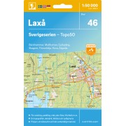 46 Laxå Sverigeserien 1:50 000